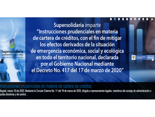 La Supersolidaria imparte instrucciones a sus vigiladas 