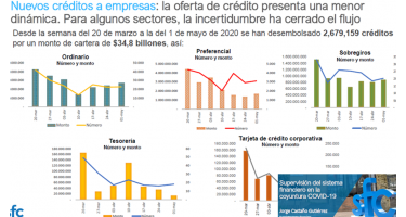 El Superintendente Financiero, Jorge Castaño, durante su participación el día 12 de mayo en la Junta Directiva de la ANDI y en el Conversatorio con el presidente de la Cámara de Comercio de Bogotá comportamiento del credito informe super
