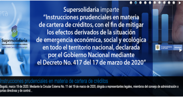 La Supersolidaria imparte instrucciones a sus vigiladas 